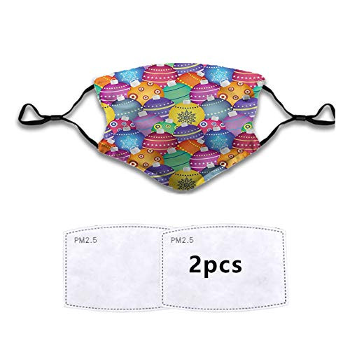 Women Men Boys Girls,Colorful Christmas Balls Different Retro Patterns Holiday Celebration Decoration,Half Face Mouth Mask Breathable Mouth Muffle For, Travel, Outdoor-S- Women Men Boys Girls,Colorful Christmas Balls Different Retro Patterns Holiday Celebration Decoration,Half Face Mouth Mask Breathable Mouth Muffle For, Travel, Outdoor-S-