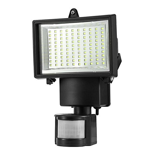 LED Solar Light, 100 LED SMD Light Waterproof Motion Sensor Outdoor Light Bright Solar Energy Sensor Wall Lamp for Garden, Patio, Yard, Driveway, Garage, Porch, Pathway