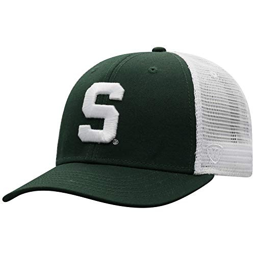 Top of the World Michigan State Spartans Men's Top of the World BB Trucker Hat Secondary Team Color Icon, Adjustable Top of the World Michigan State Spartans Men's Top of the World BB Trucker Hat Secondary Team Color Icon, Adjustable
