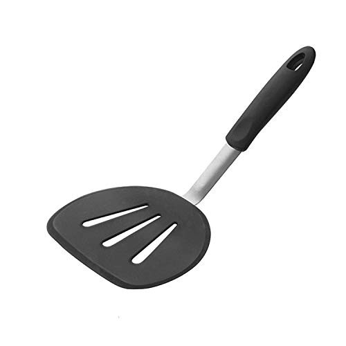 Silicone Spatula Turner Silicone Flexible Pancake Turner/Spatula -The Perfect Pancake Flipper, Egg Turner, and Omelet Spatula - 600ºF Heat Resistant Rubber Spatula Wide to Easily Handle Large Food