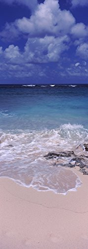 Posterazzi Clouds over the sea Island Harbour Anguilla Poster Print, -27 x 9-