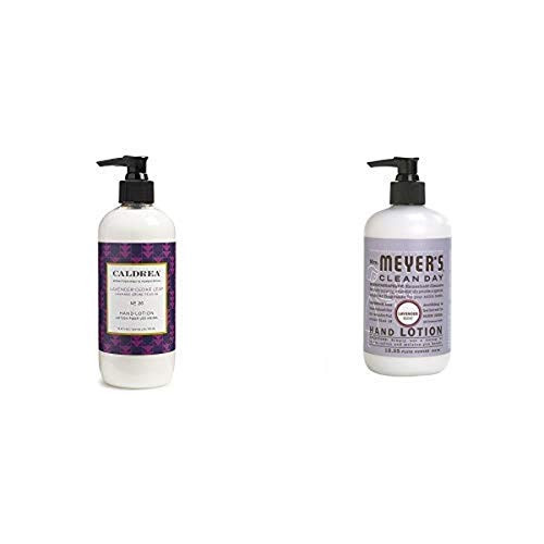 Caldrea Hand Care Set, Lavender Cedar Leaf, 2 ct- Hand Soap -10.8 fl oz-, Hand Lotion -10.8 fl oz-