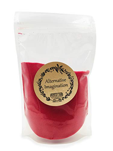 Alternative Imagination Fine Colored Sand for Incense Burners, Crafts, Sand Gardens, Unity Sand, Decoration, and More (1 Pound, Red)