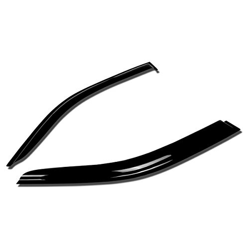 Replacement for Frontier D40 Extended Cab 2pcs Tape-On Window Visor Deflector Rain Guard