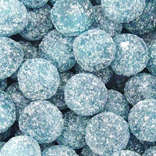 Mega Sour Raspberry Fizz Bombs 500 Gram Bag -1/2 Kilo- / 17.6 Ounces