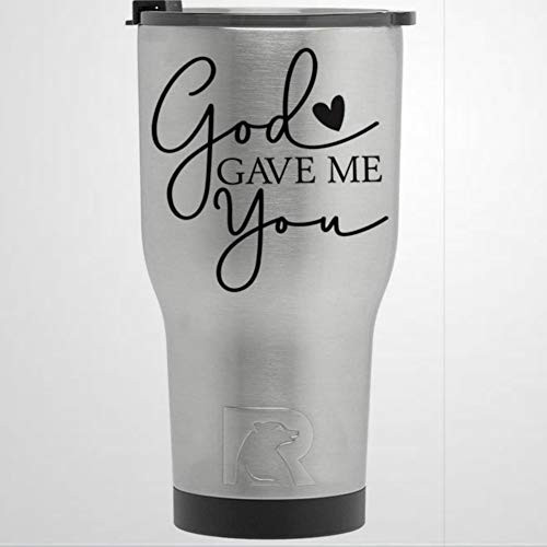 God Gave Me You auto Sticker,Vinyl Car Decal,Decor for Window,Bumper,Laptop,Walls,Computer,Tumbler,Mug,Cup,Phone,Truck,Car Accessories