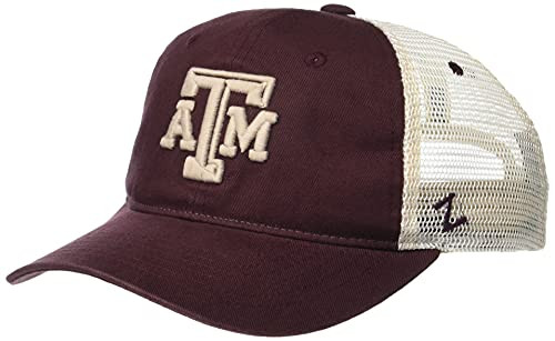 Zephyr NCAA Texas A and M Aggies Womens Adjustable University Hat Icon Team Color, Texas A and M Aggies Maroon, Adjustable