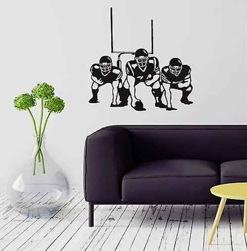 Wall Decal American Football Players Sports Fan Boys Room Vinyl Mural -vs2855- Wall Decal American Football Players Sports Fan Boys Room Vinyl Mural -vs2855-