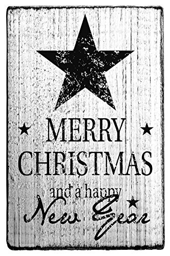 Vintage Stamps 072156 Merry Christmas and a Happy New Year Decorative Stamp
