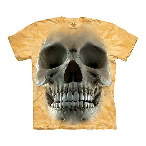 The Mountain Big Face Skull Adult T-Shirt, Yellow, 5XL The Mountain Big Face Skull Adult T-Shirt, Yellow, 5XL