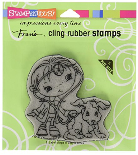 STAMPENDOUS Cling Rubber Stamp, Doctor Kiddo Image