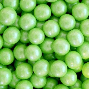 Shimmer Gumballs 1LB -Lime Green-