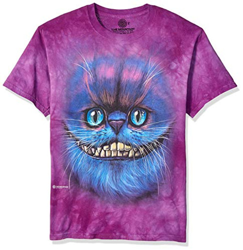 The Mountain Bf Cheshire Cat Adult T-Shirt, Purple, 3XL The Mountain Bf Cheshire Cat Adult T-Shirt, Purple, 3XL