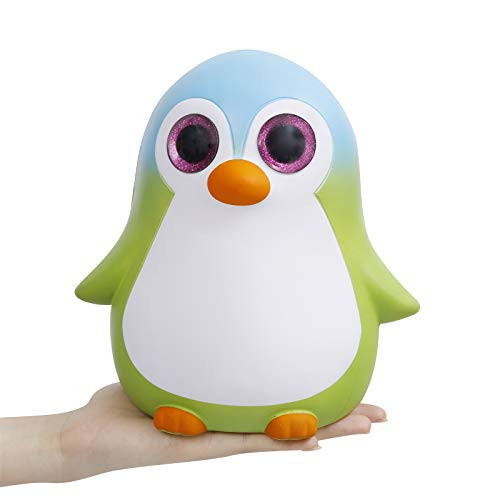 Anboor Big Eyes Penguin Squishies Galaxy Giant Animal Kawaii Slow Rising Scented Jumbo Squishys Kids Toys Gifts