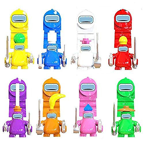 Among Us Game Toys,Space Werewolf Kill Game,3D Plastic Doll Toy Brick,Mini Role Statue,Christmas Table Decoration,Figures Collection Toys,Gifts for Game Fans Kid Adult-16pcs-