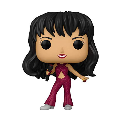 Funko Pop Rocks- Selena -Burgundy Outfit-, 3.75 inches