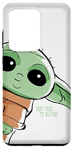 Galaxy S20 Ultra The Mandalorian The Child Dont Push My Buttons White Case