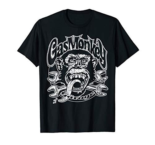 Gas Monkey Garage Monkey Wrench Logo T-Shirt