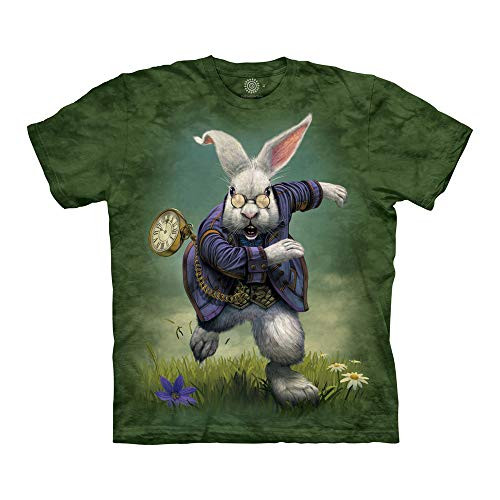 The Mountain White Rabbit Adult T-Shirt, Green, 3XL The Mountain White Rabbit Adult T-Shirt, Green, 3XL