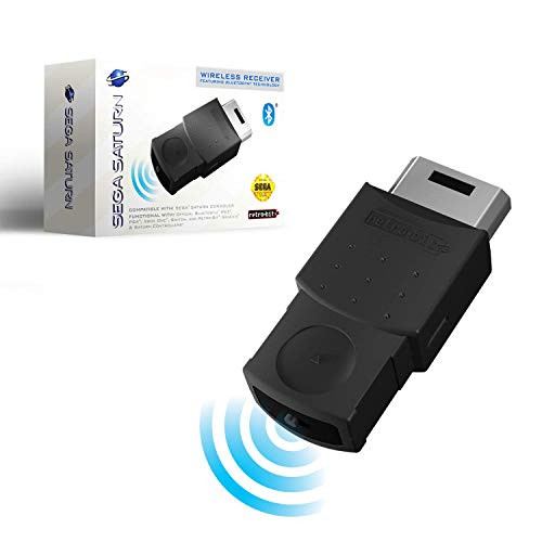 Retro-Bit Official Sega Saturn Bluetooth Receiver for Sega Saturn Console