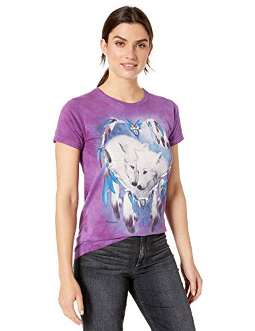 The Mountain Women's Wolf Heart Apparel, Pink, 2XL The Mountain Women's Wolf Heart Apparel, Pink, 2XL
