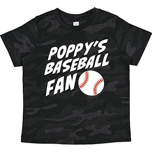 inktastic Poppys Baseball Fan Toddler T-Shirt 2T Storm Camo 352ba