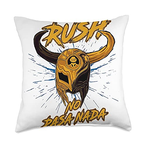 Feel-ink Los Ingobernables Lucha Libre Wrestling Feel-ink Mexican Lucha Libre Cmll Los Ingobernables Rush Throw Pillow, 18x18, Multicolor