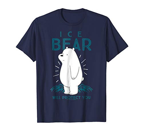 CN We Bare Bears Ice Bear Will Protect You Graphic T-Shirt