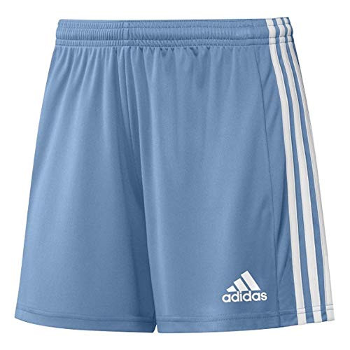 adidas Women's Squadra 21 Shorts, Team Light Blue/White, Small