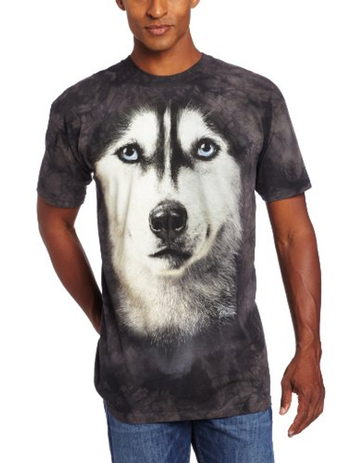 The Mountain Siberian Face Adult T-Shirt, Black, Medium The Mountain Siberian Face Adult T-Shirt, Black, Medium