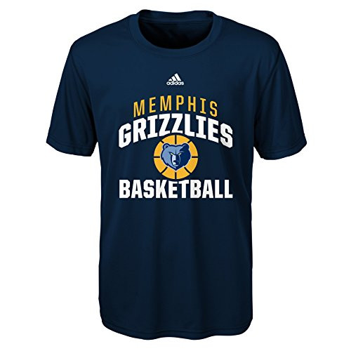 NBA Rep Big Performance Short Sleeve Tee-Navy-M-10-12-, Memphis Grizzlies