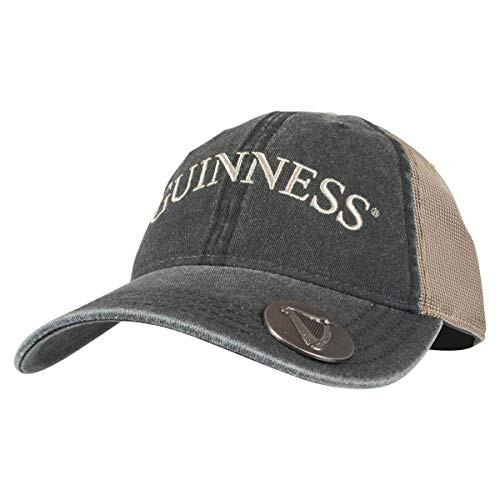 Guinness Olive Grey Adjustable Baseball Cap with Bottle Opener