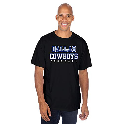 NFL Dallas Cowboys Mens Practice T-Shirt, Black, 4XL