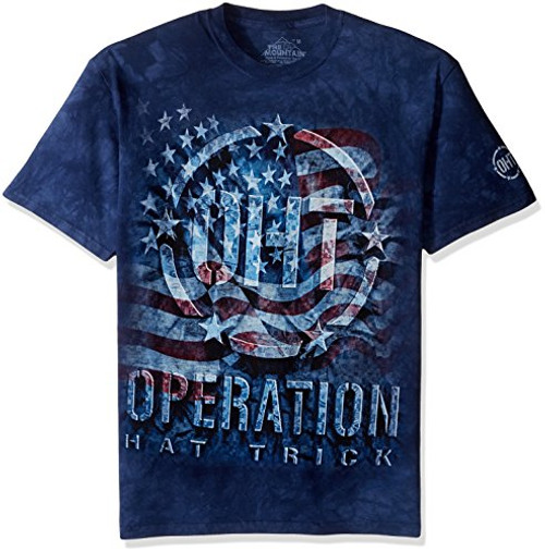 The Mountain Oht Inner Spirit Flag Adult T-Shirt, Blue, 2XL The Mountain Oht Inner Spirit Flag Adult T-Shirt, Blue, 2XL