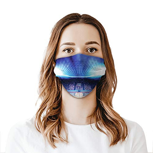 Comfortable Windproof mask, Basketball Arena Court with Fans and Flashlights Competition Theme Game Excitement Print,Printed Facial Decorations for Adult Comfortable Windproof mask, Basketball Arena Court with Fans and Flashlights Competition Theme Game Excitement Print,Printed Facial Decorations for Adult