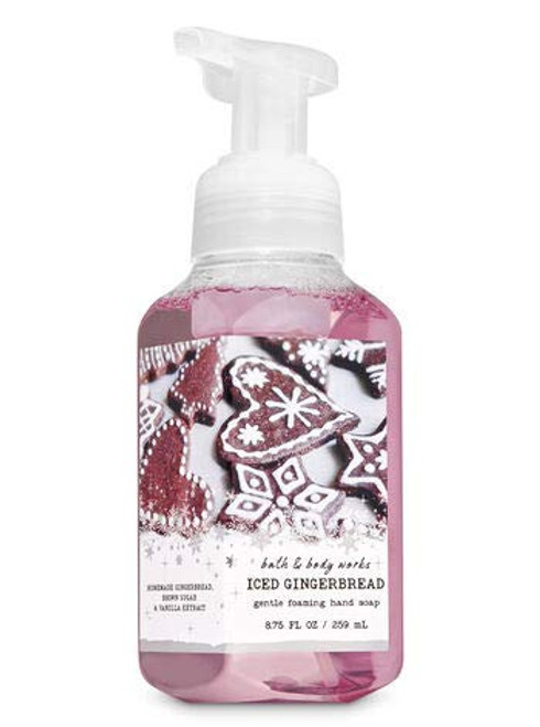 Bath and Body Works White Barn Iced Gingerbread Gentle Foaming Hand Soap 8.75 Ounce