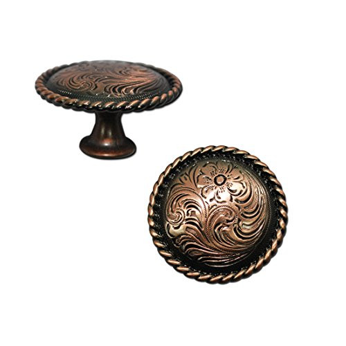 FANCY WESTERN KNOB AC WESTERN CABINET HARDWARE DRAWER PULLS