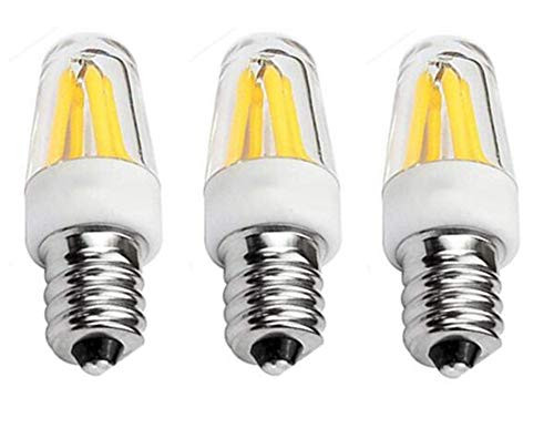 6pack E12 LED Bulb 2.5 Watt Warm White 2700K 25W Equivalent 250Lumen Candelabra Base 4XCOB Non-Dimmable AC110V-130V for Chandelier/Ceiling Fan -Warm White,2700K-