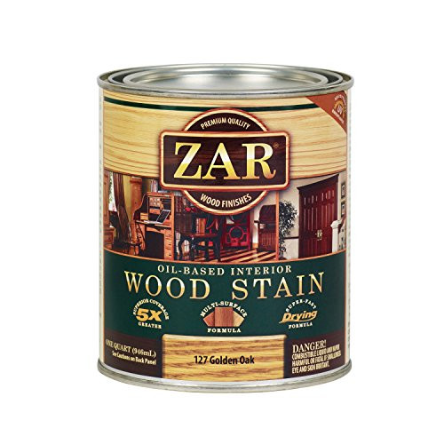 UNITED GILSONITE LAB 12712 Interior Wood Stain, Covers Up to 200 sq. ft, 1 Quart, Golden Oak