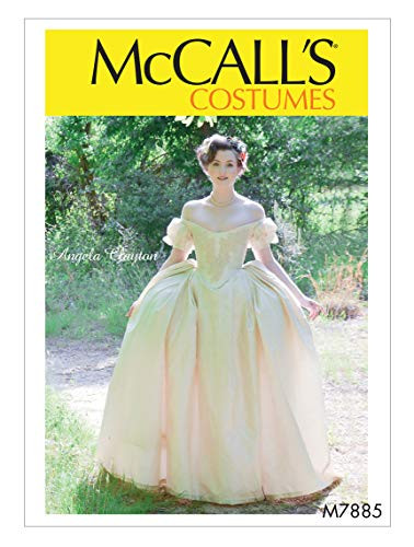 McCall's Women's Victorian Ball Dress Costume Angela Clayton, Sizes 6-14 Sewing Pattern
