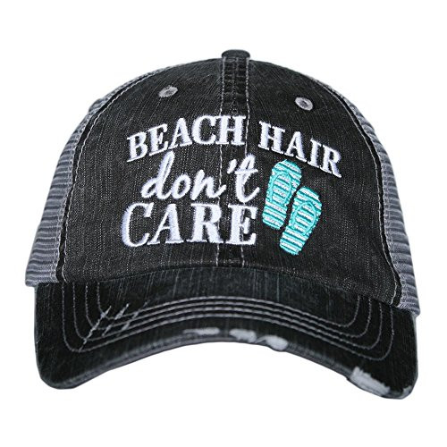 KATYDID Beach Hair Dont Care Baseball Cap - Trucker Hat for Women - Stylish Cute Beach Hats for Women -Mint- KATYDID Beach Hair Dont Care Baseball Cap - Trucker Hat for Women - Stylish Cute Beach Hats for Women -Mint-