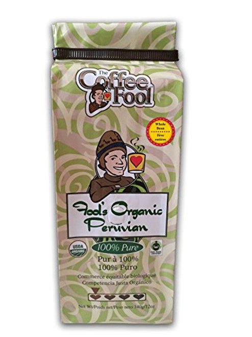 Coffee Fool's Organic Fair Trade Peruvian (Whole Bean) Coffee Fool's Organic Fair Trade Peruvian (Whole Bean)