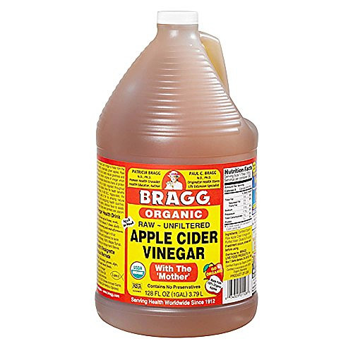 Bragg Organic Apple Cider Vinegar With the Mother USDA Certified Organic Raw, Unfiltered All Natural Ingredients, 1 Gallon Bragg Organic Apple Cider Vinegar With the Mother USDA Certified Organic Raw, Unfiltered All Natural Ingredients, 1 Gallon
