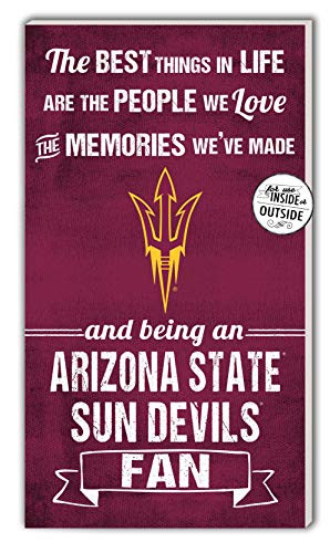 KH Sports Fan 11x20 in\Outdoor Sign The Best Things Arizona State Sun Devils
