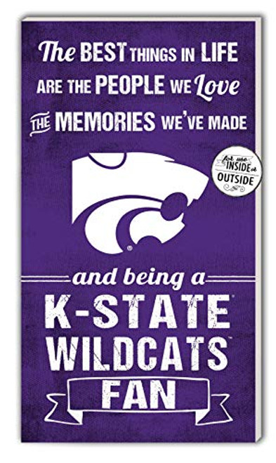KH Sports Fan 11x20 in\Outdoor Sign The Best Things Kansas State Wildcats KH Sports Fan 11x20 in\Outdoor Sign The Best Things Kansas State Wildcats