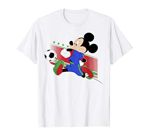 Disney Mickey And Friends Mickey Mouse Italy Soccer T-Shirt Disney Mickey And Friends Mickey Mouse Italy Soccer T-Shirt
