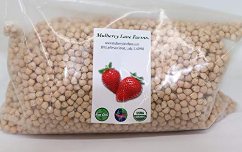 Garbanzo Beans, 5 Pounds -Chick Peas-, USDA Certified Organic, Dried, Non-GMO, Great for hummus, Bulk, Product of USA, Mulberry Lane Farms