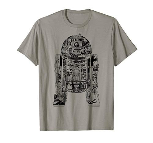 Star Wars Epic R2-D2 Panel Graphic T-Shirt