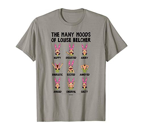 Bob's Burgers Many Moods Of Louise Belcher T-Shirt Bob's Burgers Many Moods Of Louise Belcher T-Shirt