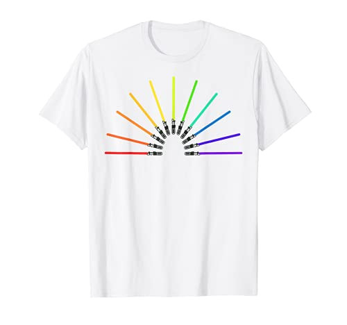 Star Wars Rainbow Lightsabers T-Shirt